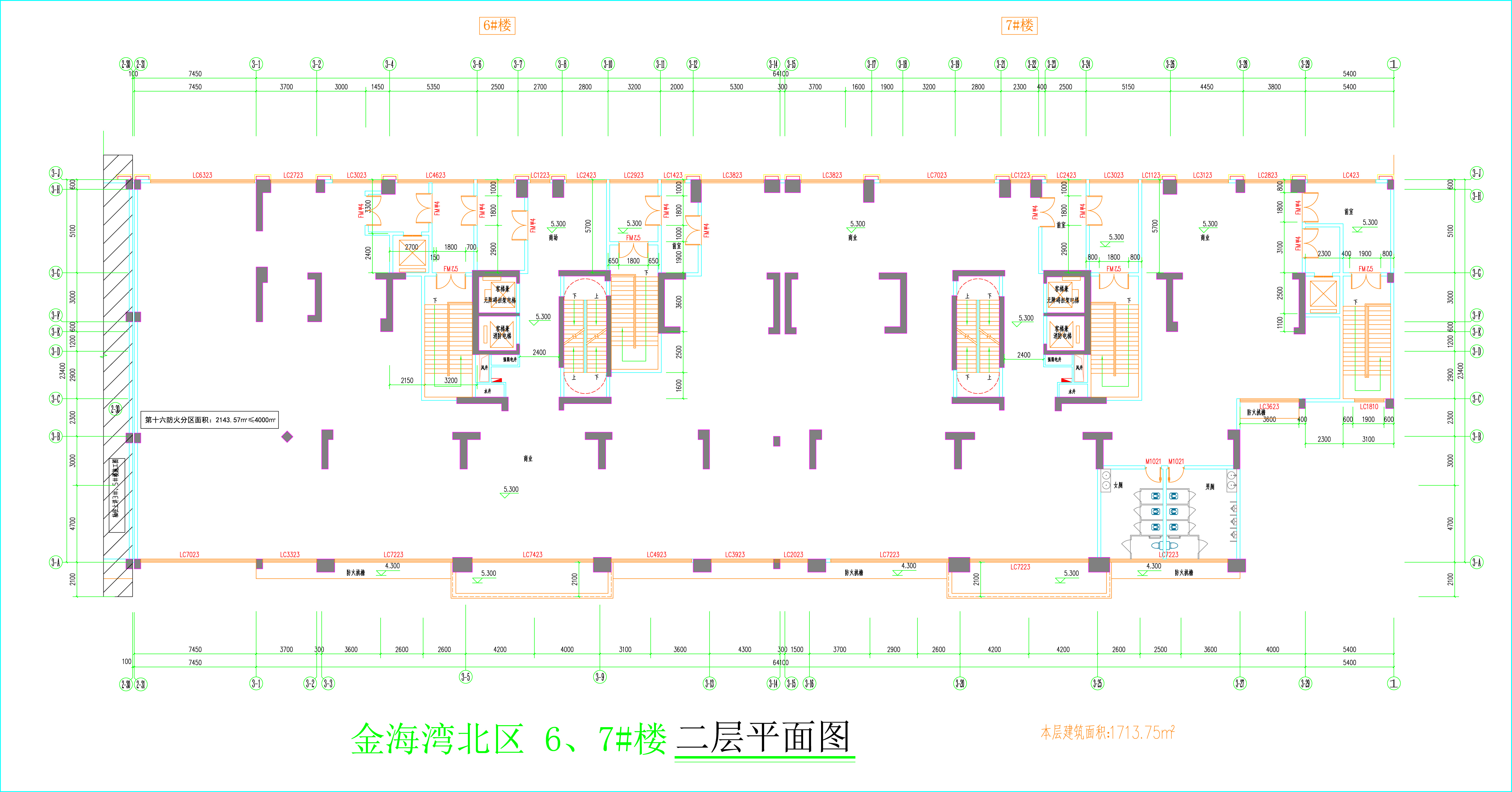金海灣北區(qū)6、7#樓_二層平面圖.jpg