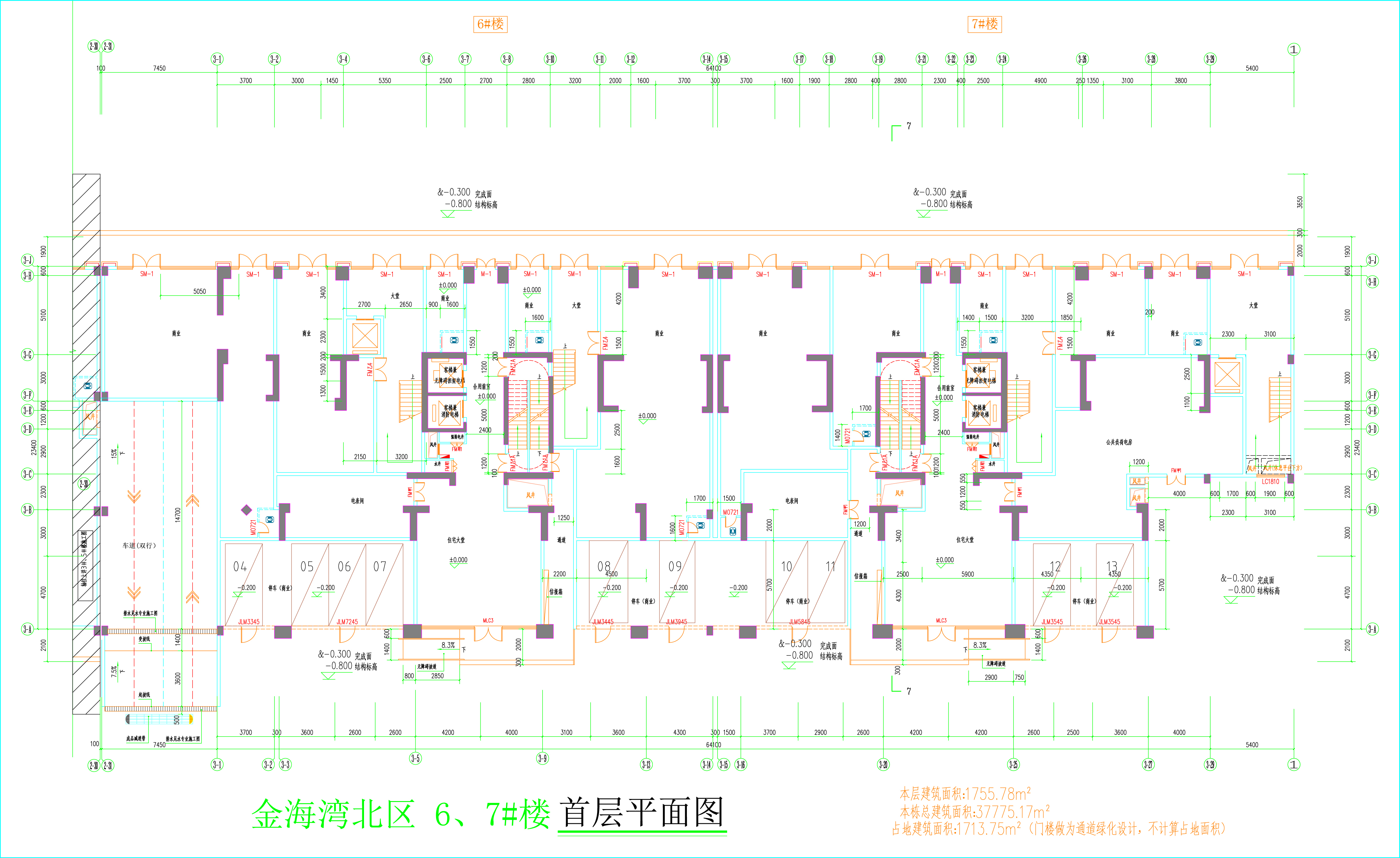金海灣北區(qū)6、7#樓_首層平面圖.jpg
