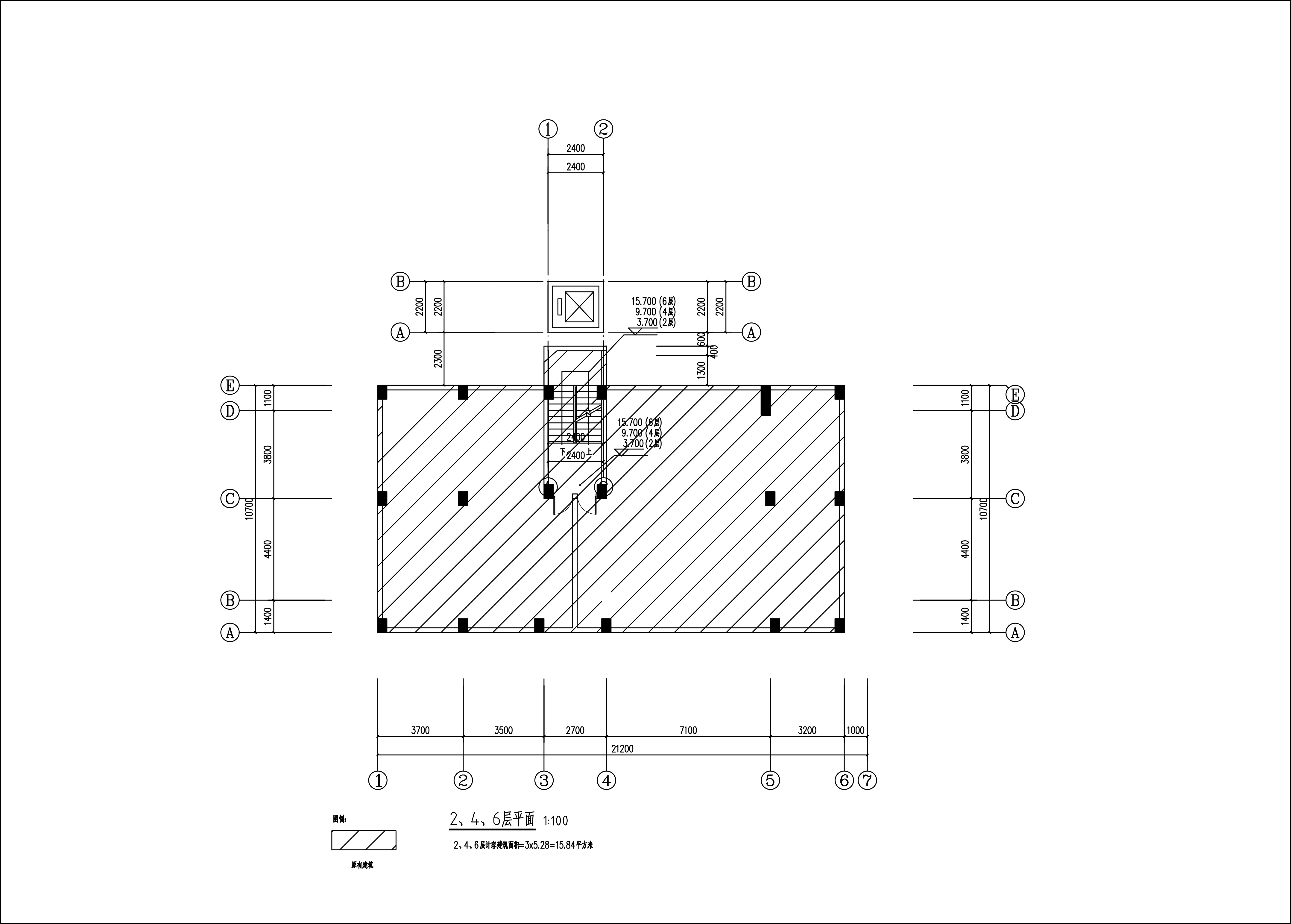 新城清遠供電局宿舍電梯建筑圖_2、4、6層 不設(shè)電梯出入口.jpg