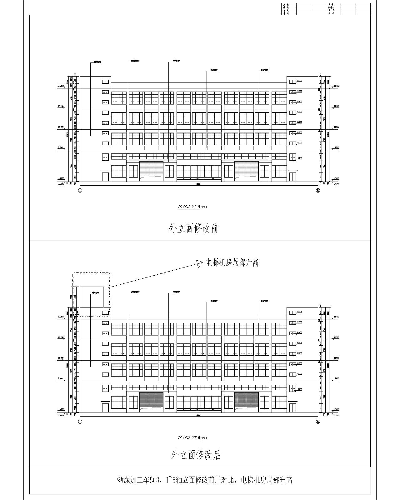 9#、1~8軸立面外立面修改前后對(duì)比（電梯機(jī)房局部升高）.jpg